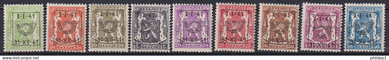 Belgique: COB N° PRE455/63 **, MNH, Neuf(s). TTB !!! Voir Le(s) Scan(s) !!! - Typos 1936-51 (Petit Sceau)