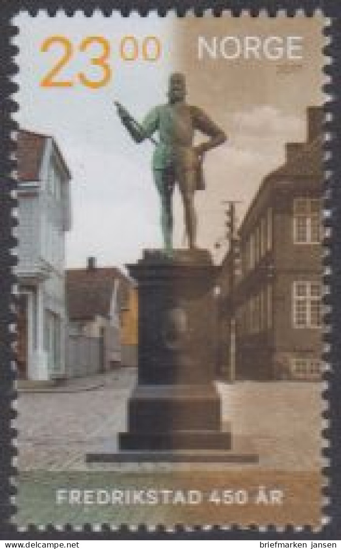 Norwegen MiNr. 1940 Friedrichstadt, Statue König Friedrich II (23,00) - Ongebruikt