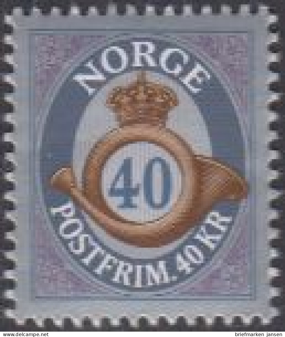 Norwegen MiNr. 1945 Freim. Posthorn, Skl (40) - Unused Stamps