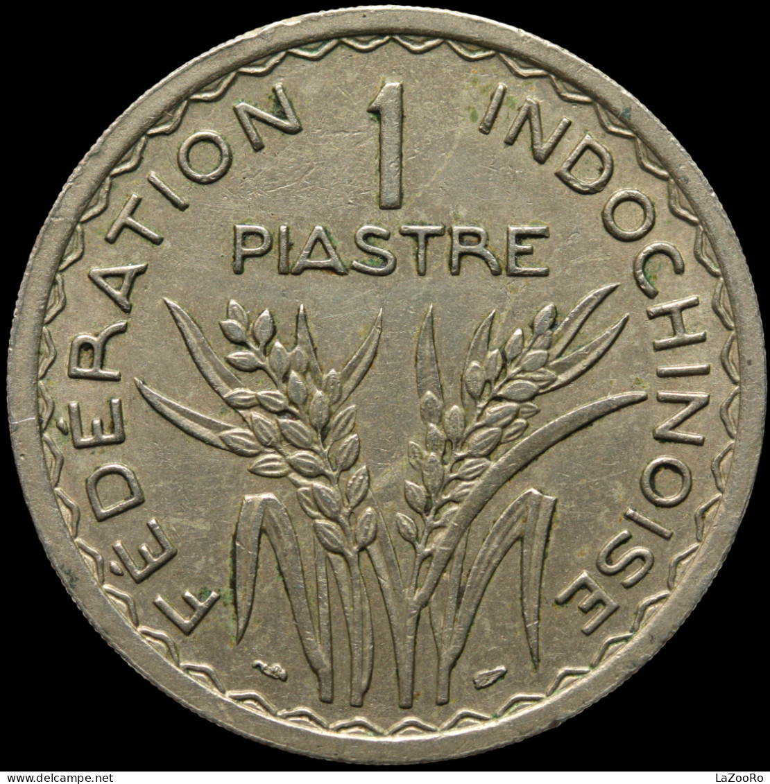 LaZooRo: French Indochina 1 Piastre 1947 XF - Indochine