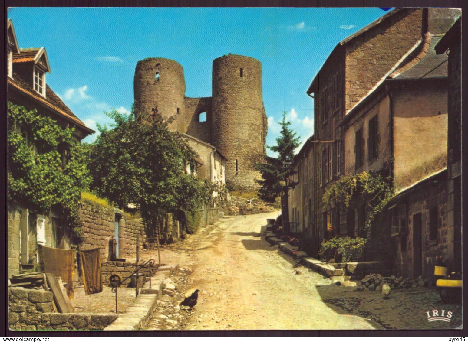 CROCQ LES TOURS VESTIGES D UN CHATEAU FORT 23 - Crocq