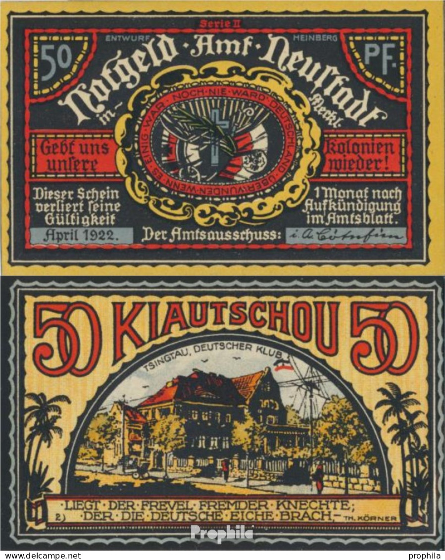 Neustadt Notgeld: 961.2 Bild 2 Kiautschou Gebraucht (III) 1922 50 Pfennig Neustadt Amt - Oesterreich