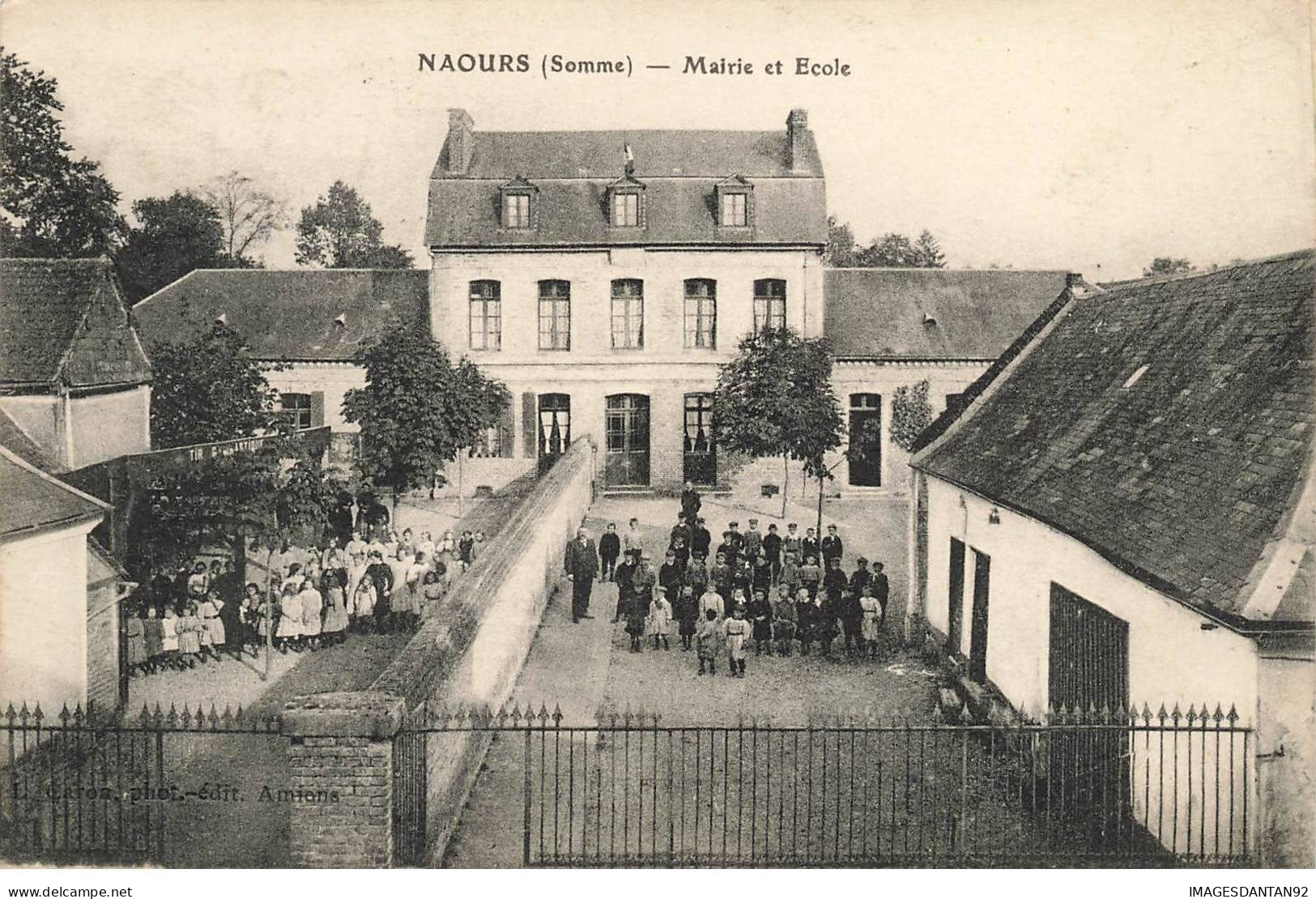 80 NAOURS #SAN50383 MAIRIE ET ECOLE - Naours