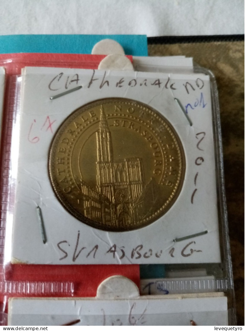 Médaille Touristique Arthus Bertrand AB 67  Strasbourg Cathédrale 2011 N° 1 Porte Pleine - 2011