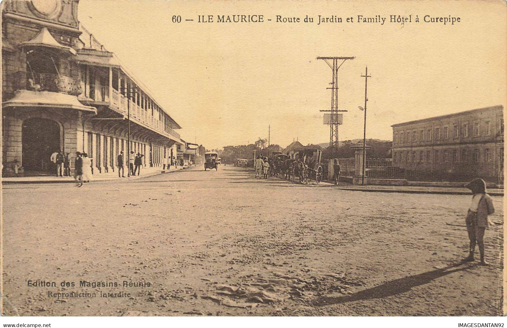 MAURICE #MK53408 ILE MAURICE ROUTE DU JARDIN ET FAMILY HOTEL A CUREPIPE - Maurice