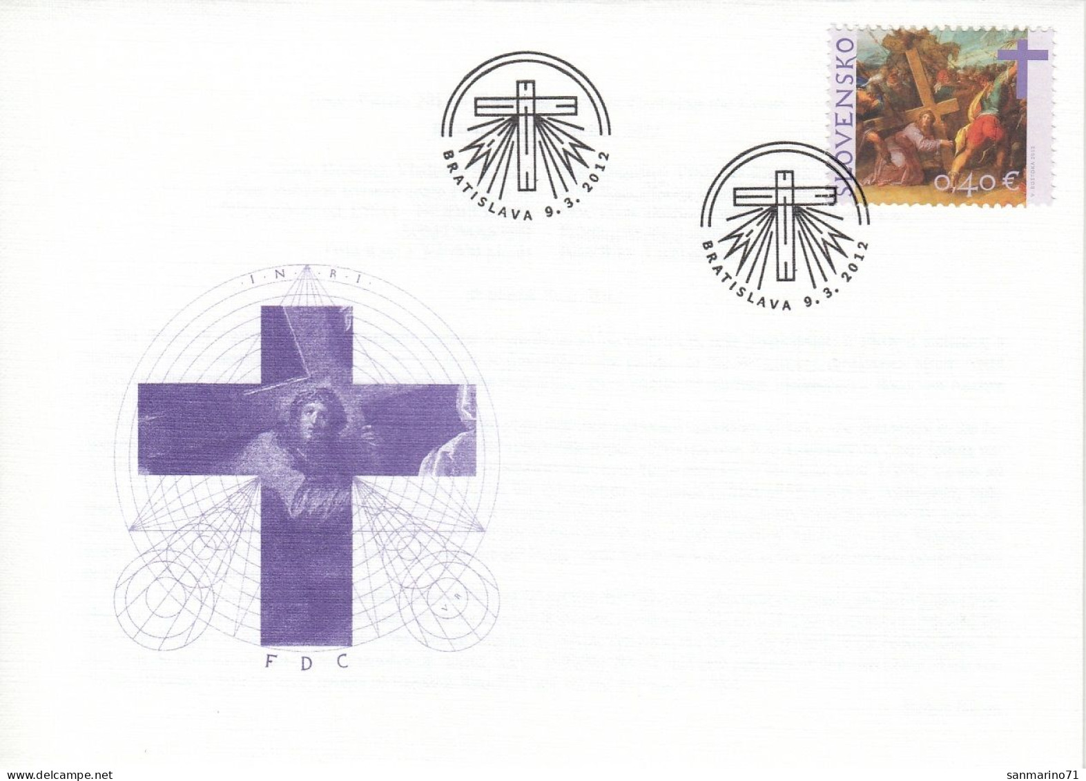 FDC SLOVAKIA 678 - Ostern