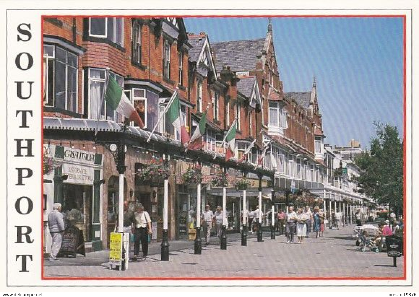 Lord Street Southport - Lancashire - Unused Postcard - Lan2 - Southport