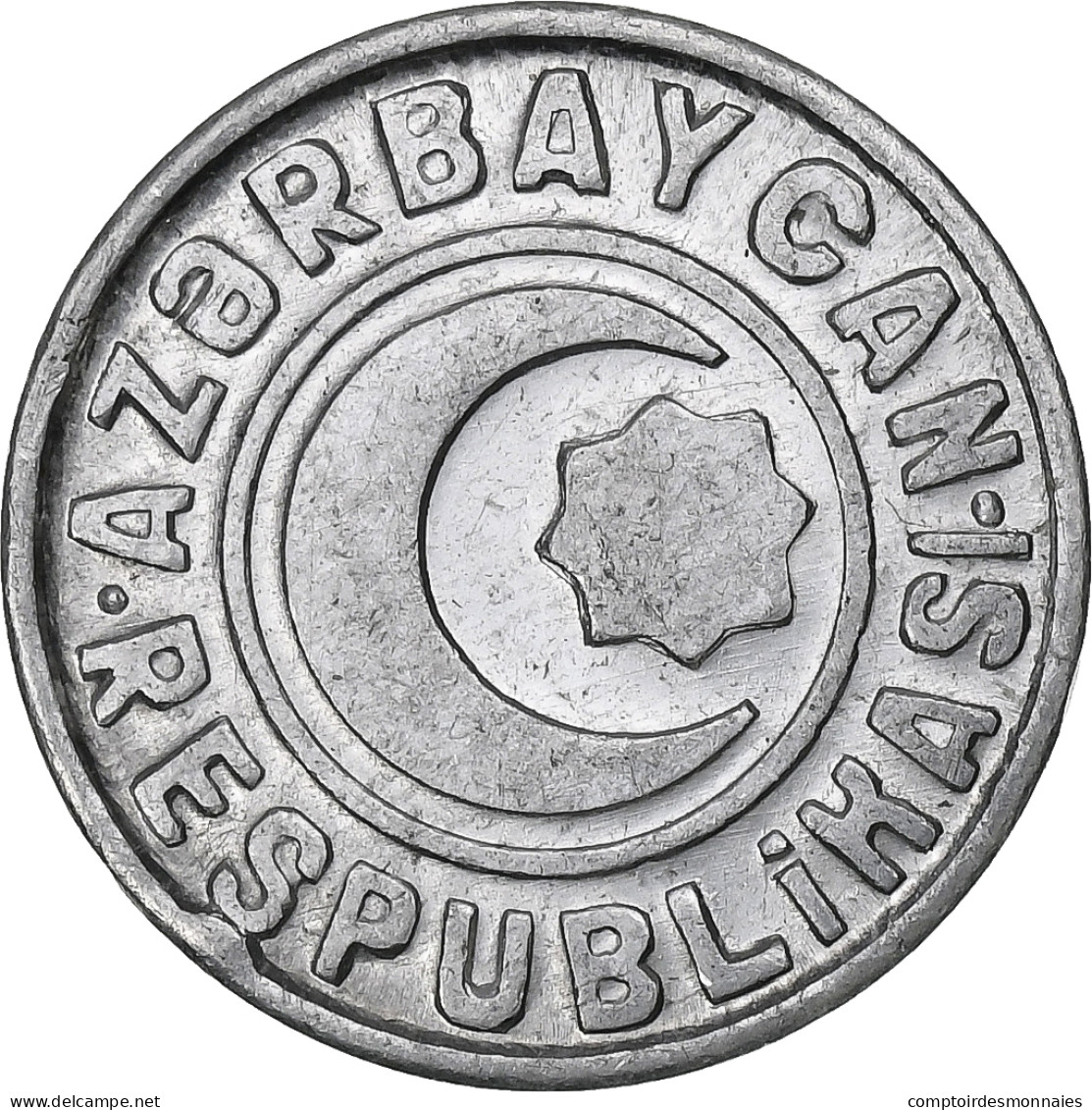 Azerbaïdjan, 20 Qapik, 1992, Aluminium, TTB+, KM:3a - Azerbeidzjan