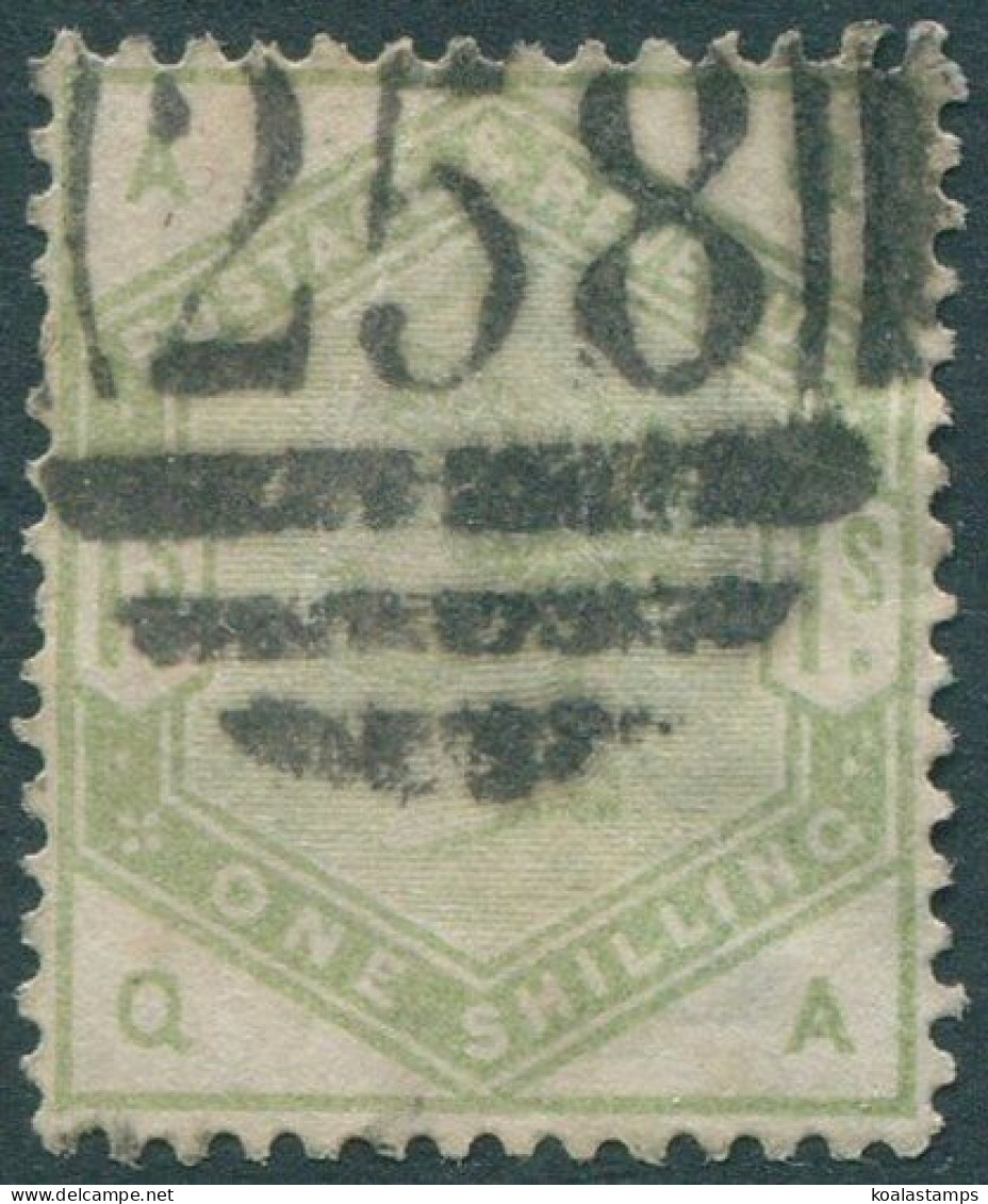 Great Britain 1883 SG196 1s Dull Green QV FU (amd) - Otros & Sin Clasificación