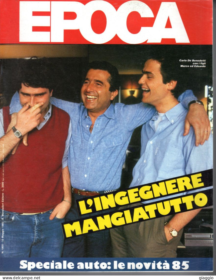 °°° RIVISTA EPOCA N° 1805 DEL 10 MAGGIO 1985 °°° - Sonstige & Ohne Zuordnung