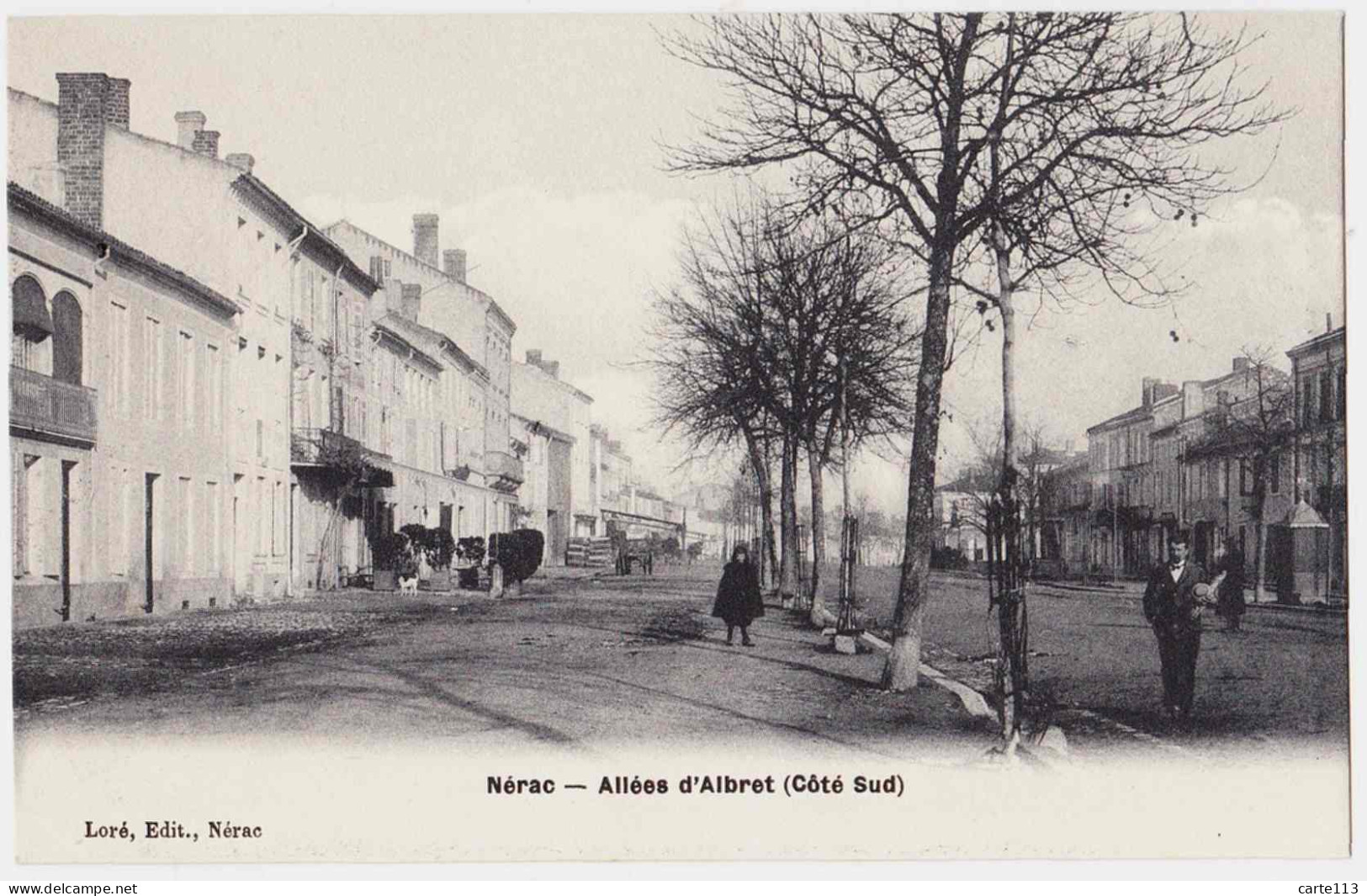 47 - B22626CPA - NERAC - Allée D' Albret - Coté Sud - Parfait état - LOT-ET-GARONNE - Nerac