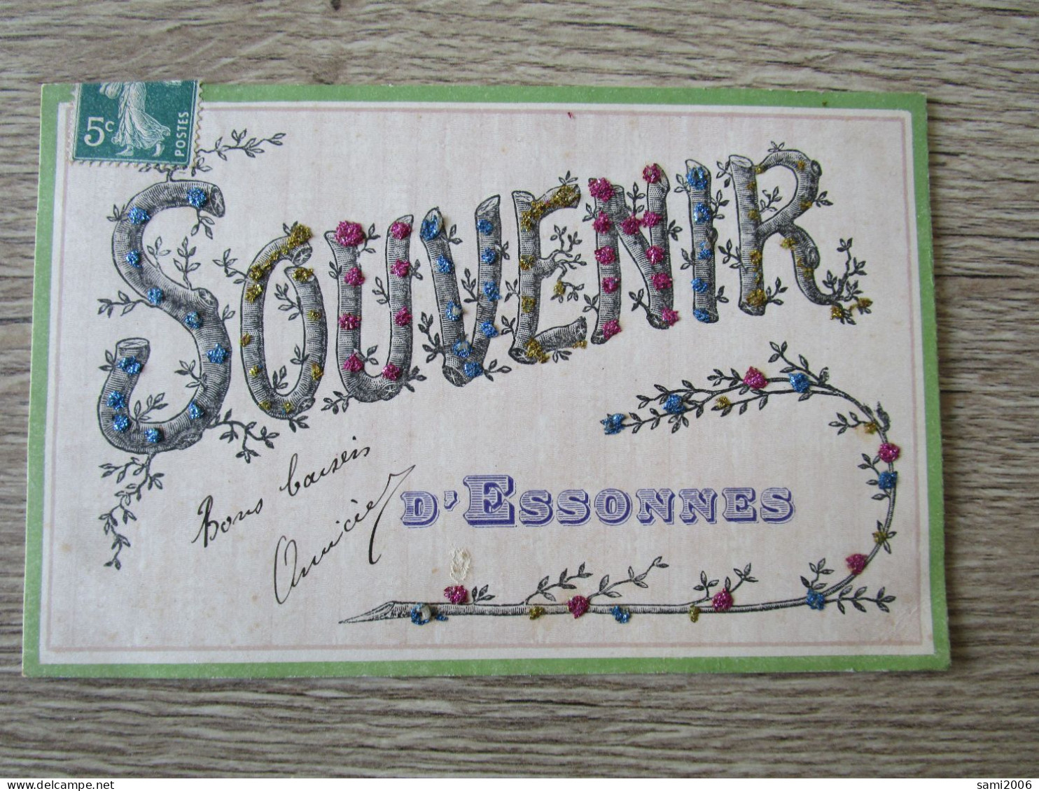 FANTAISIE 91 SOUVENIR D'ESSONNES PAILLETTES - Essonnes