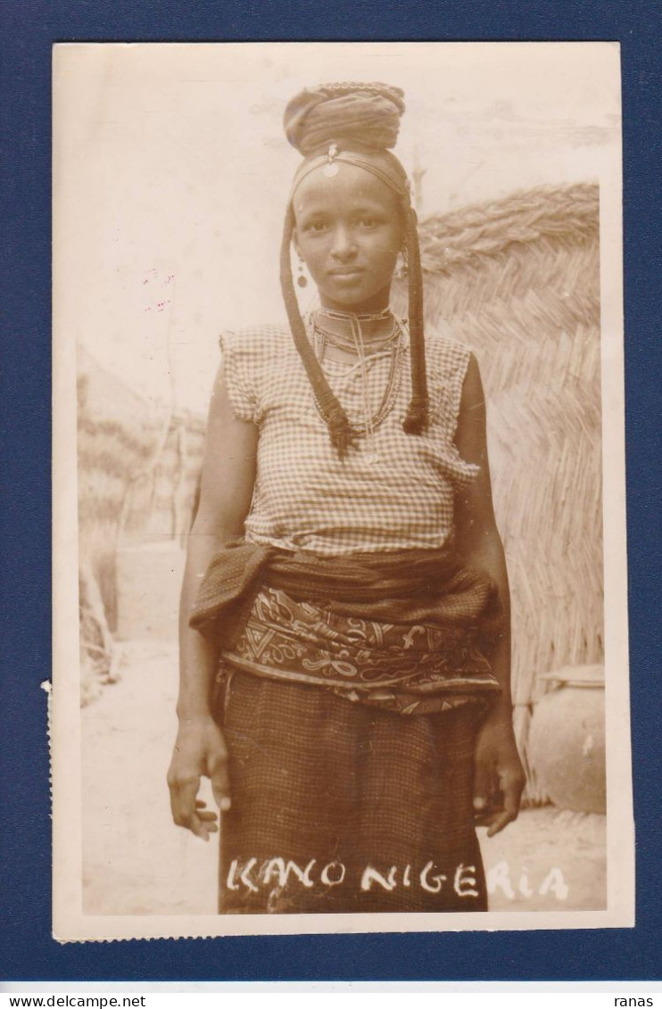 CPA Nigéria Afrique Noire Carte Photo Circulée Femme Woman - Nigeria