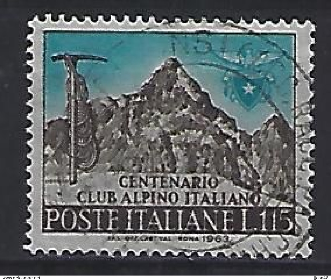 Italy 1963  100 Jahre "Club Alpino Italiano"  (o) Mi.1142 - 1961-70: Gebraucht