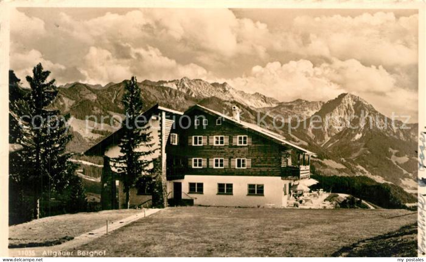73608798 Sonthofen Oberallgaeu Allgaeuer Berghof Mit Alpe Eck An Den Hoernern Al - Sonthofen
