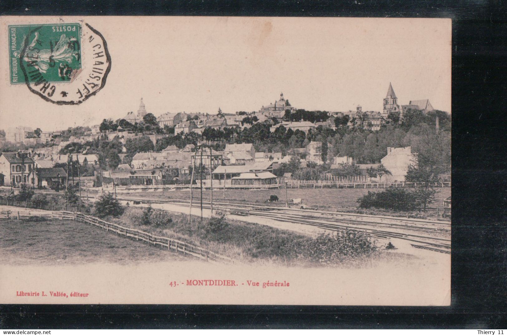 Cpa 80 Montdidier Vue Générale - Montdidier