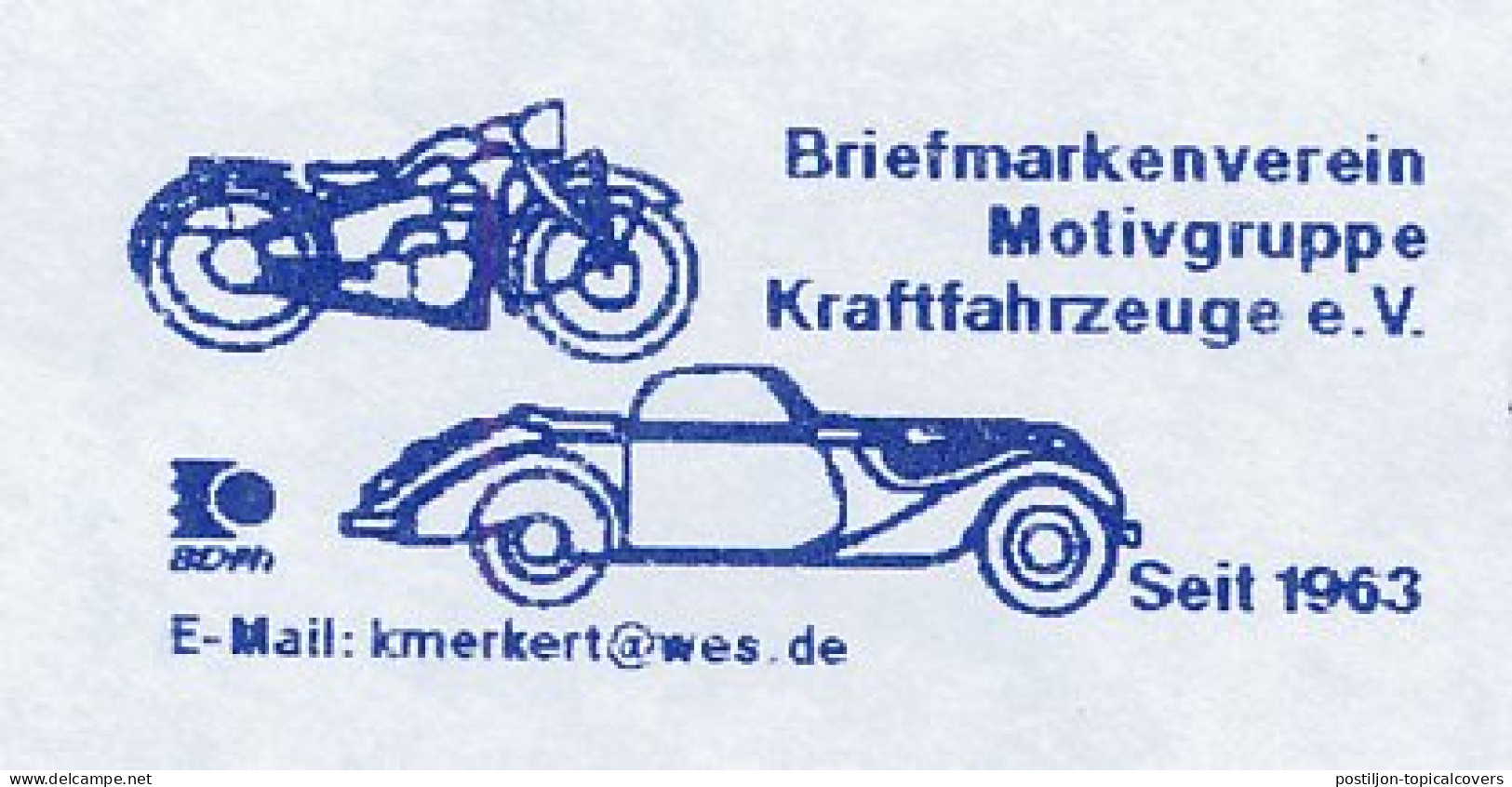Meter Cover Germany 2001 Motor - Car - Moto