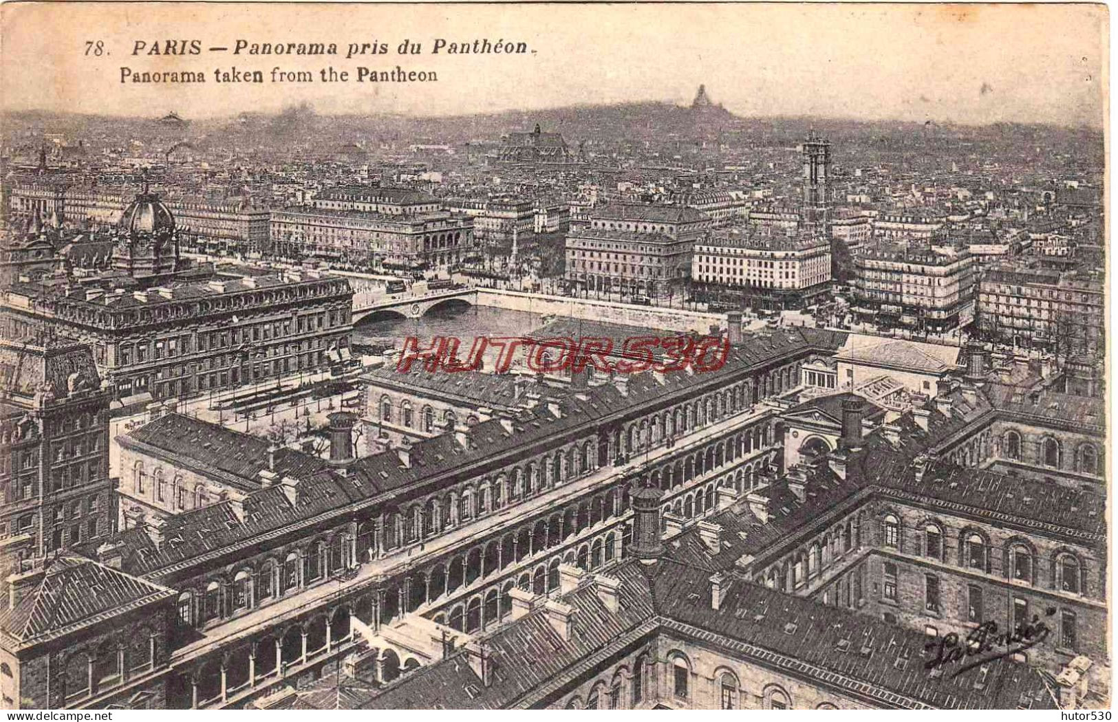 CPA PARIS - PANORAMA - Panoramic Views