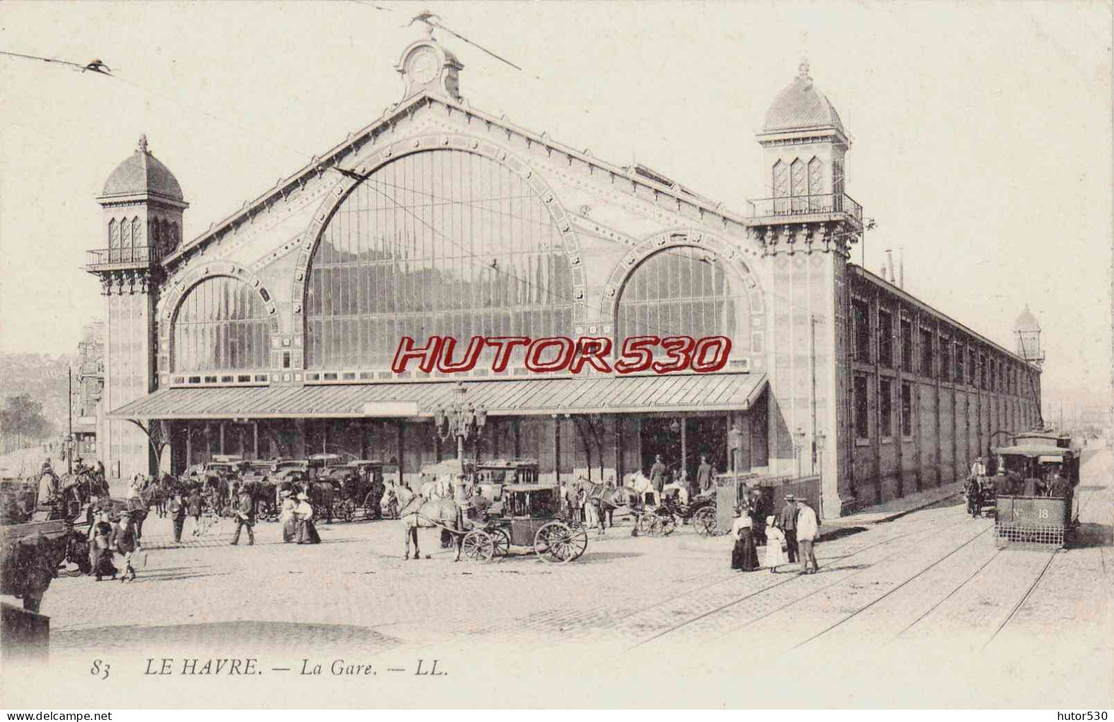 CPA LE HAVRE - LA GARE - Station