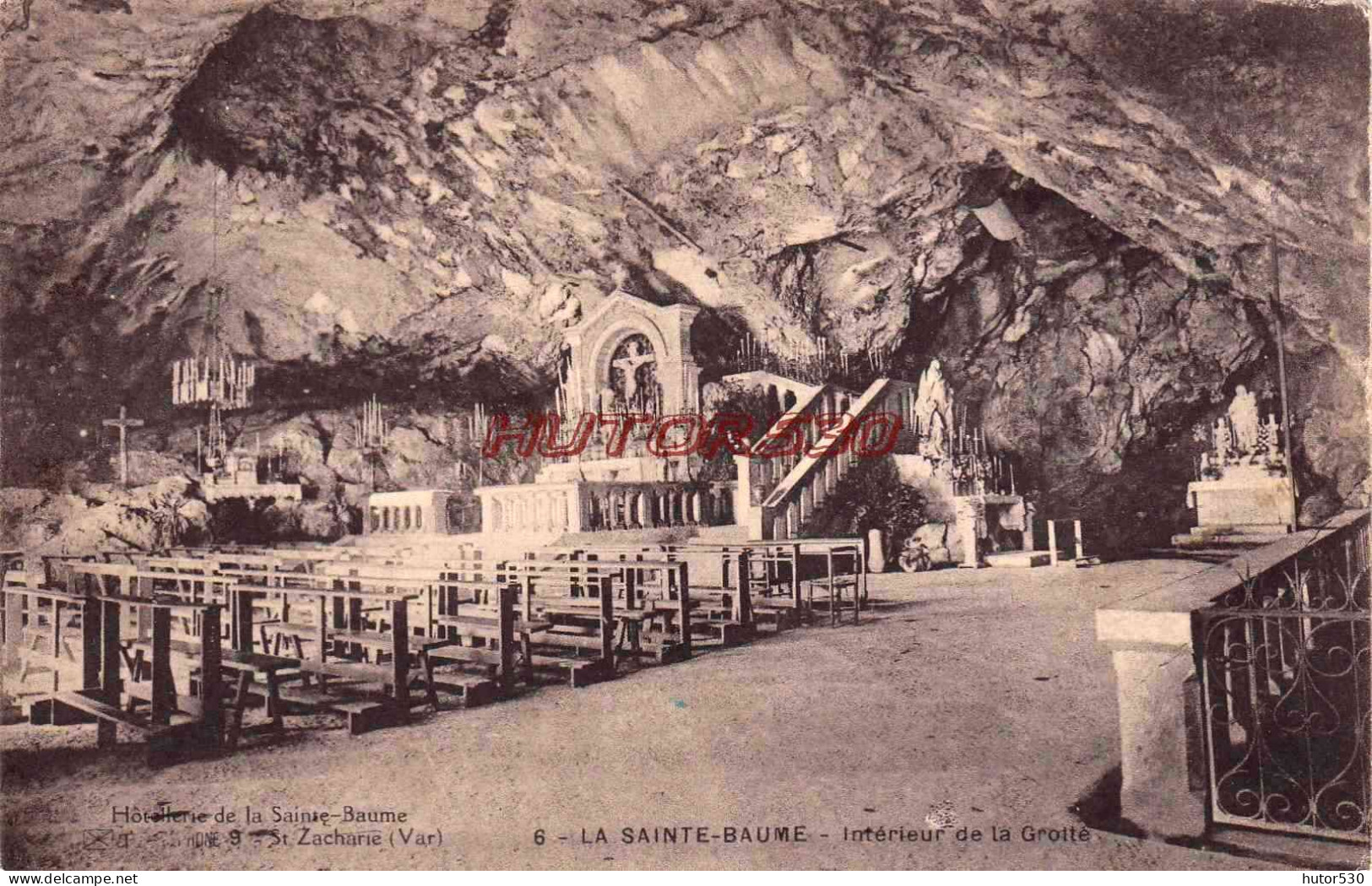 CPA LA SAINTE BAUME - INTERIEUR DE LA GROTTE - Saint-Maximin-la-Sainte-Baume