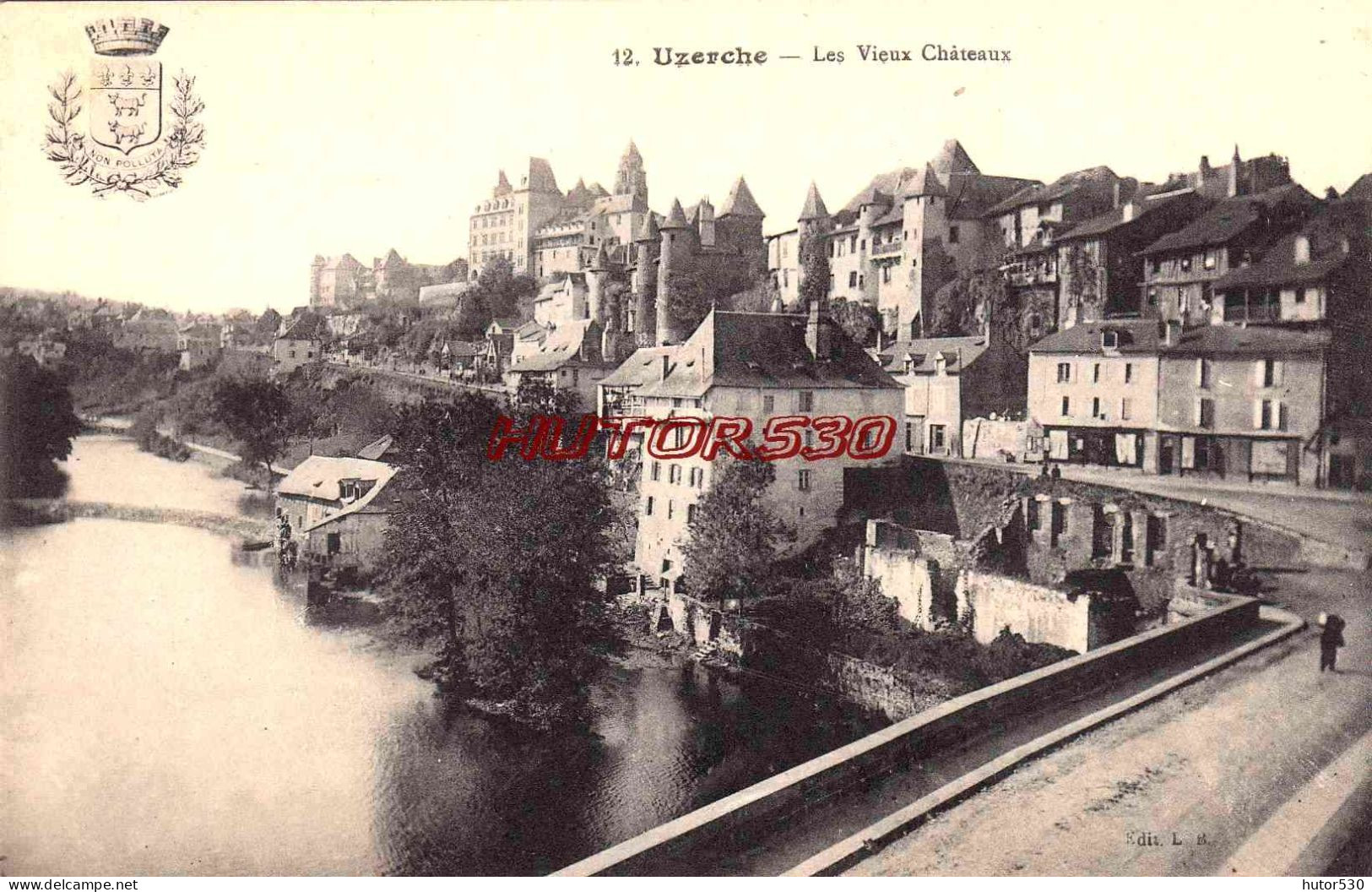 CPA UZERCHE - LES VIEUX CHATEAUX - Uzerche