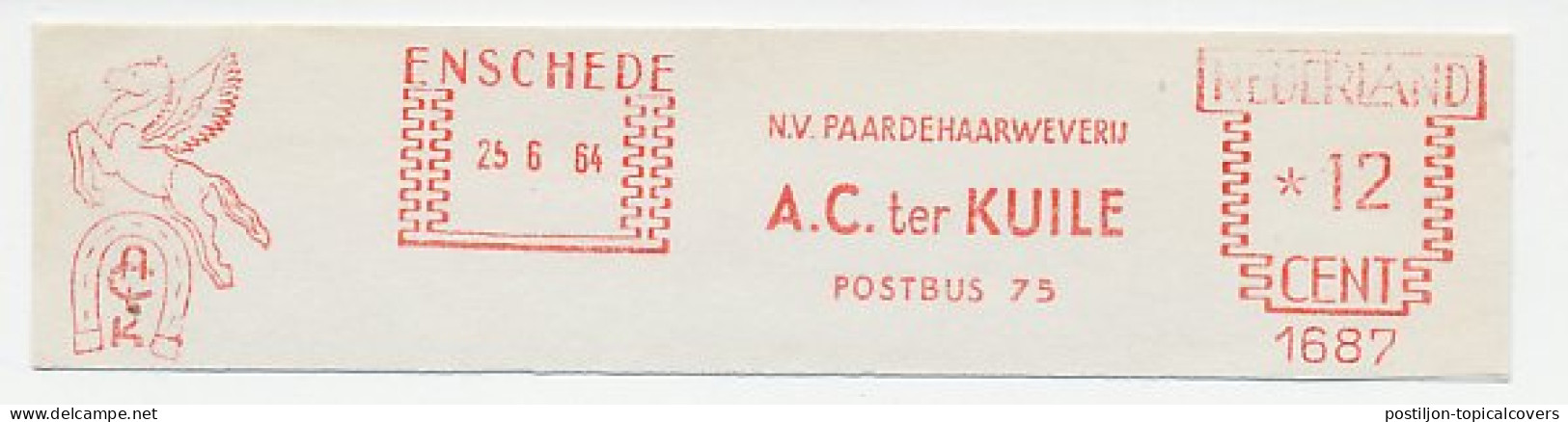 Meter Cut Netherlands 1964 Pegasus - Horseshoe - Mythologie