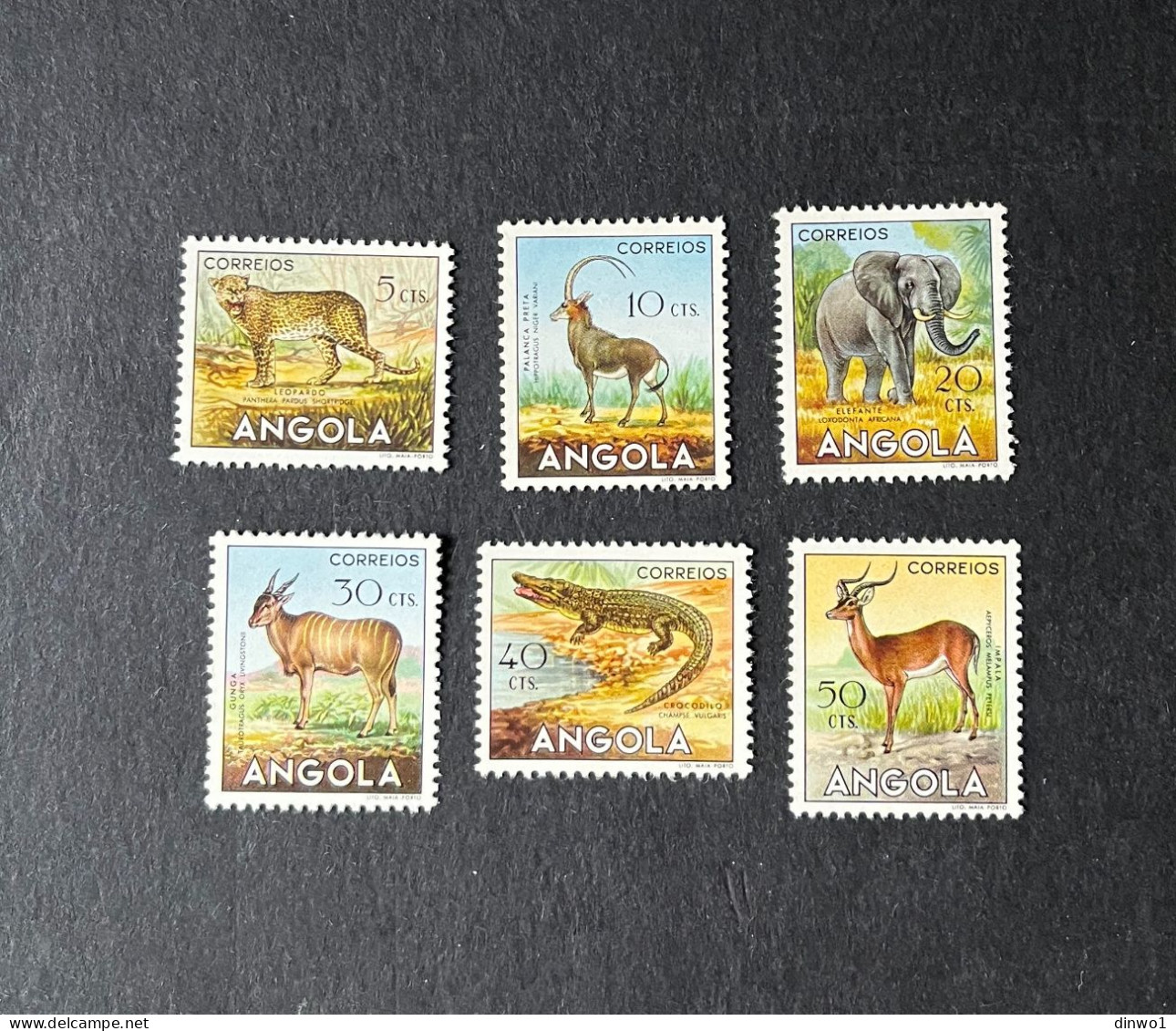 (G) Angola 1953 Animals - Group Of 6 Stamps - MNH - Angola