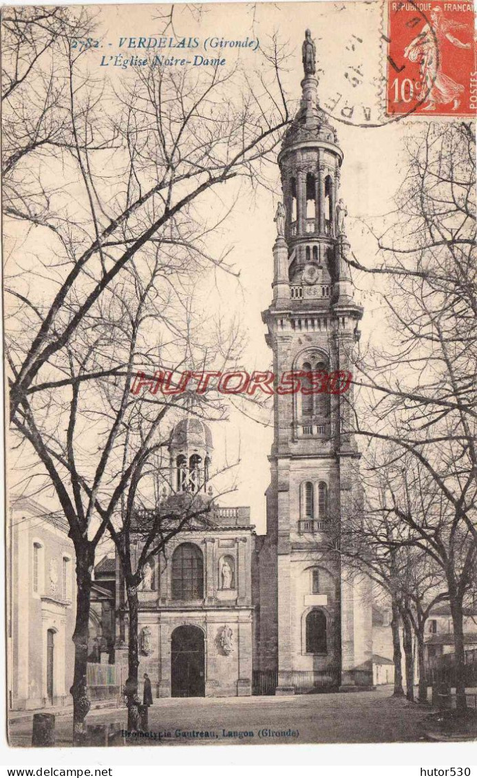 CPA VERDELAIS - L'EGLISE NOTRE DAME - Verdelais