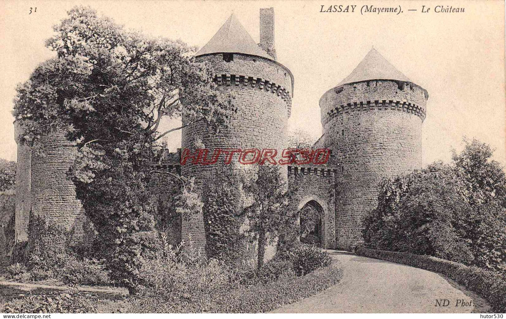 CPA LASSAY - MAYENNE - LE CHATEAU - Lassay Les Chateaux