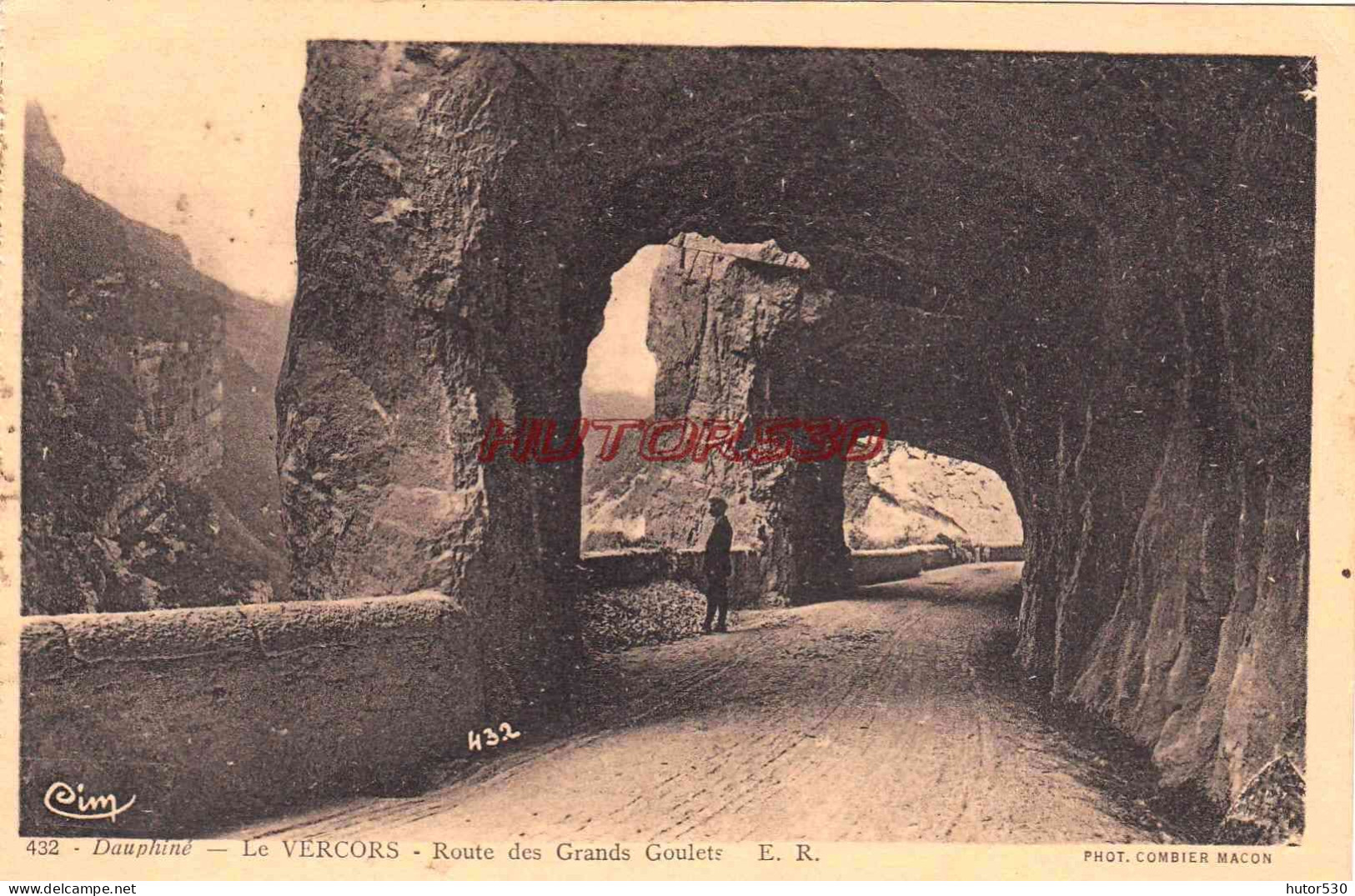 CPA VERCORS - ROUTE DES GRANDS GOULETS - Vercors