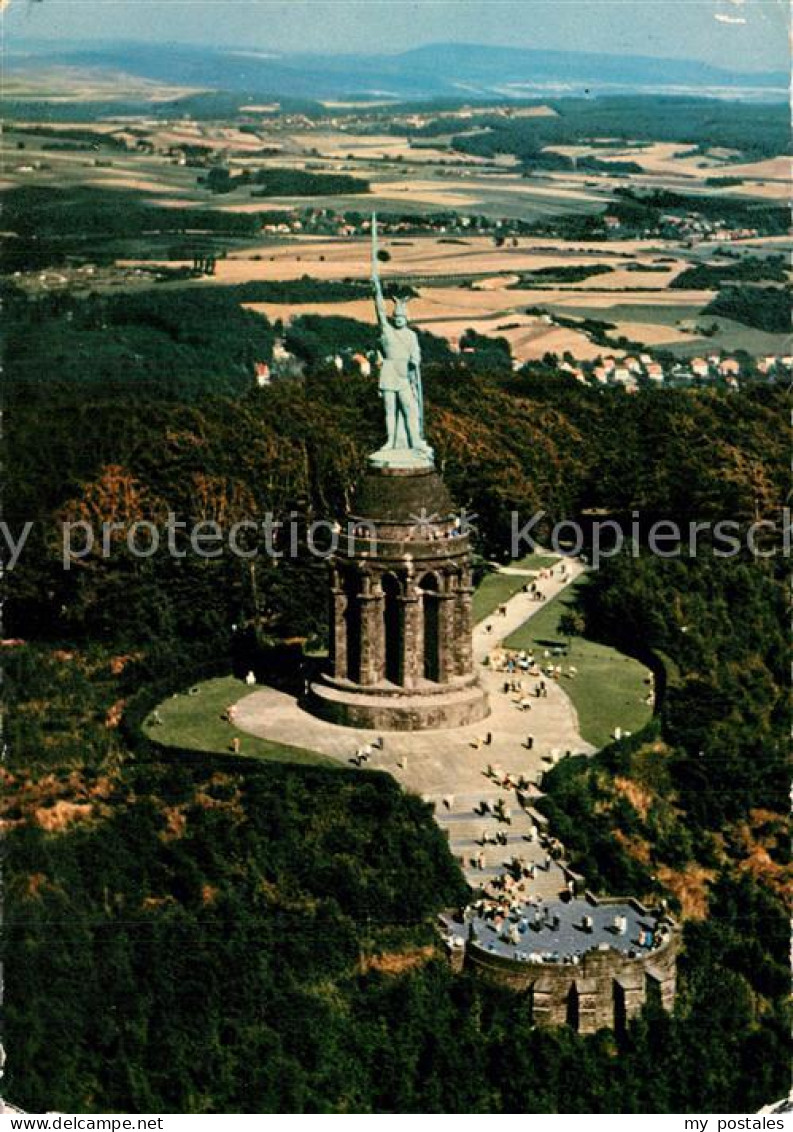 73606791 Hermannsdenkmal Fliegeraufnahme Im Teutoburger Wald Hermannsdenkmal - Detmold