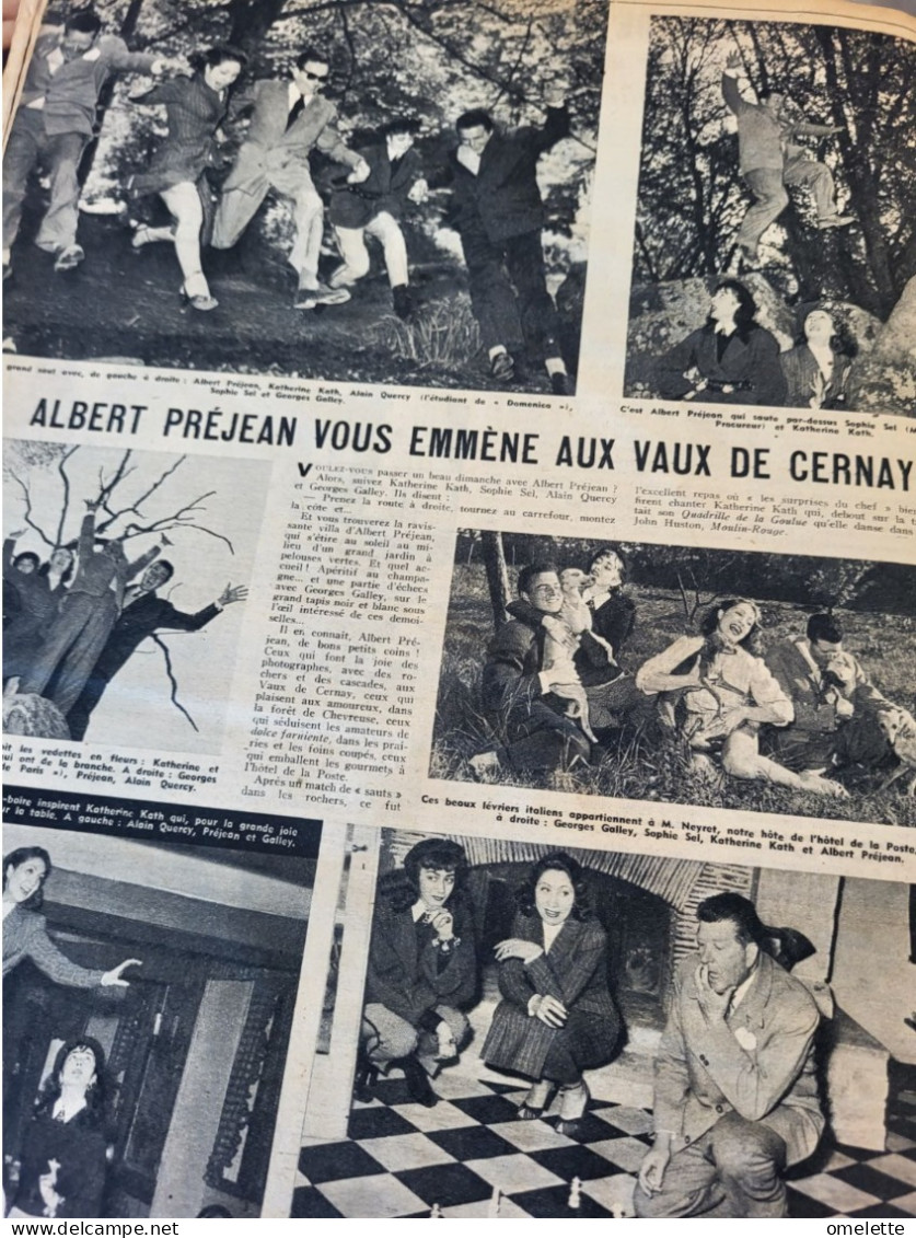 CINEMONDE 53/MARCHAL/GRECO/FERNANDEL /PREJEAN/LAUREATS VICTOIRES 1952 /PRESLES CINZANO - Cinema