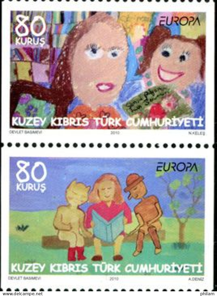 CHYPRE TURC 2010 - Europa - Livres Pour Enfants - 2 V. De Carnet - Nuovi