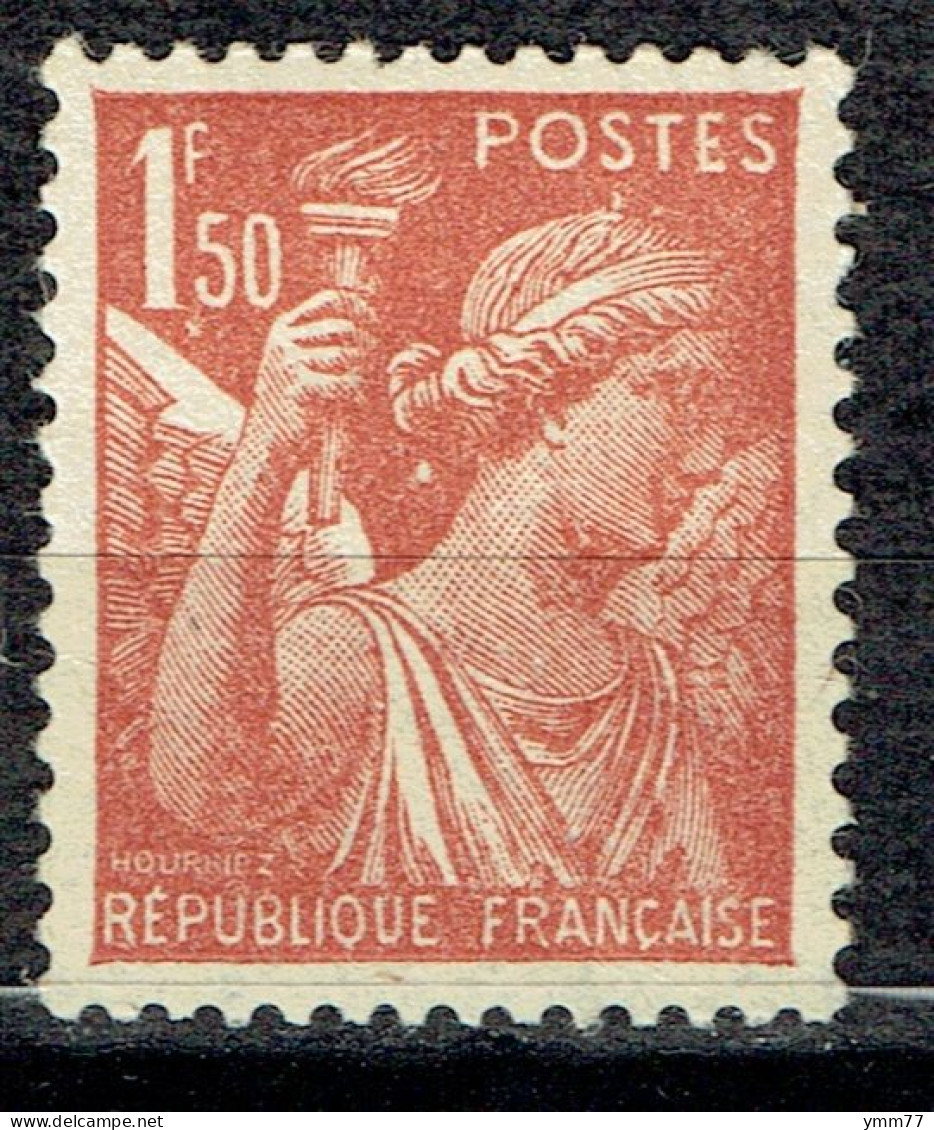 1,50 F Rouge-brun Type Iris - 1939-44 Iris