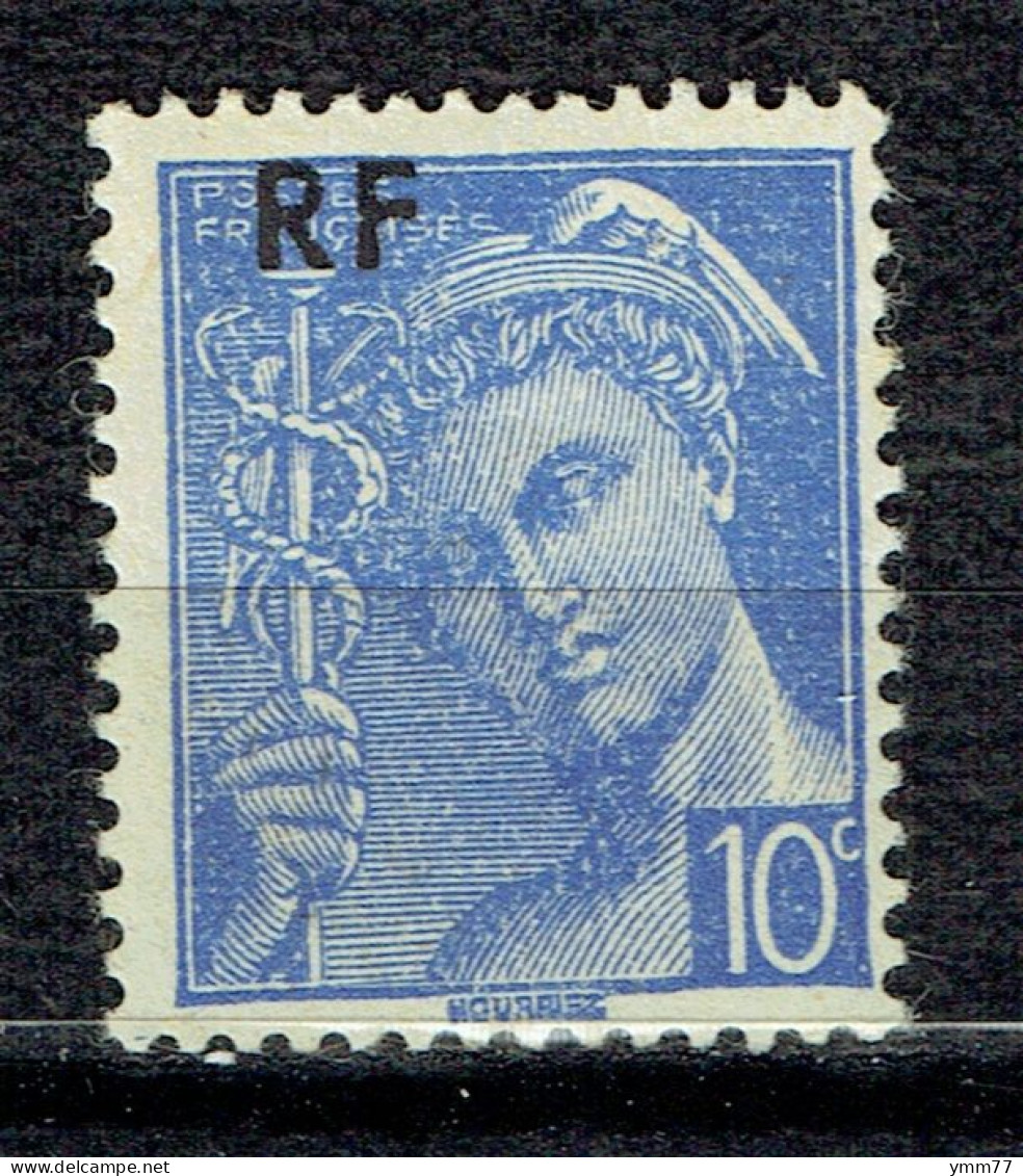 10 C Outremer Type Mercure Surchargée RF - 1938-42 Mercure