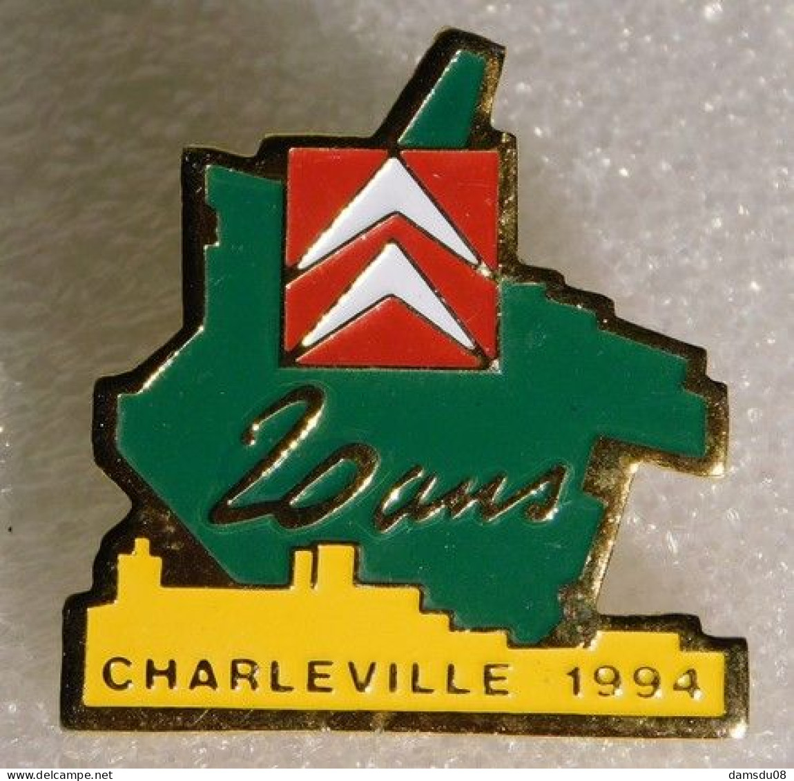 Pin's Citroen 20 Ans Charleville 1994 08 Ardennes - Citroën