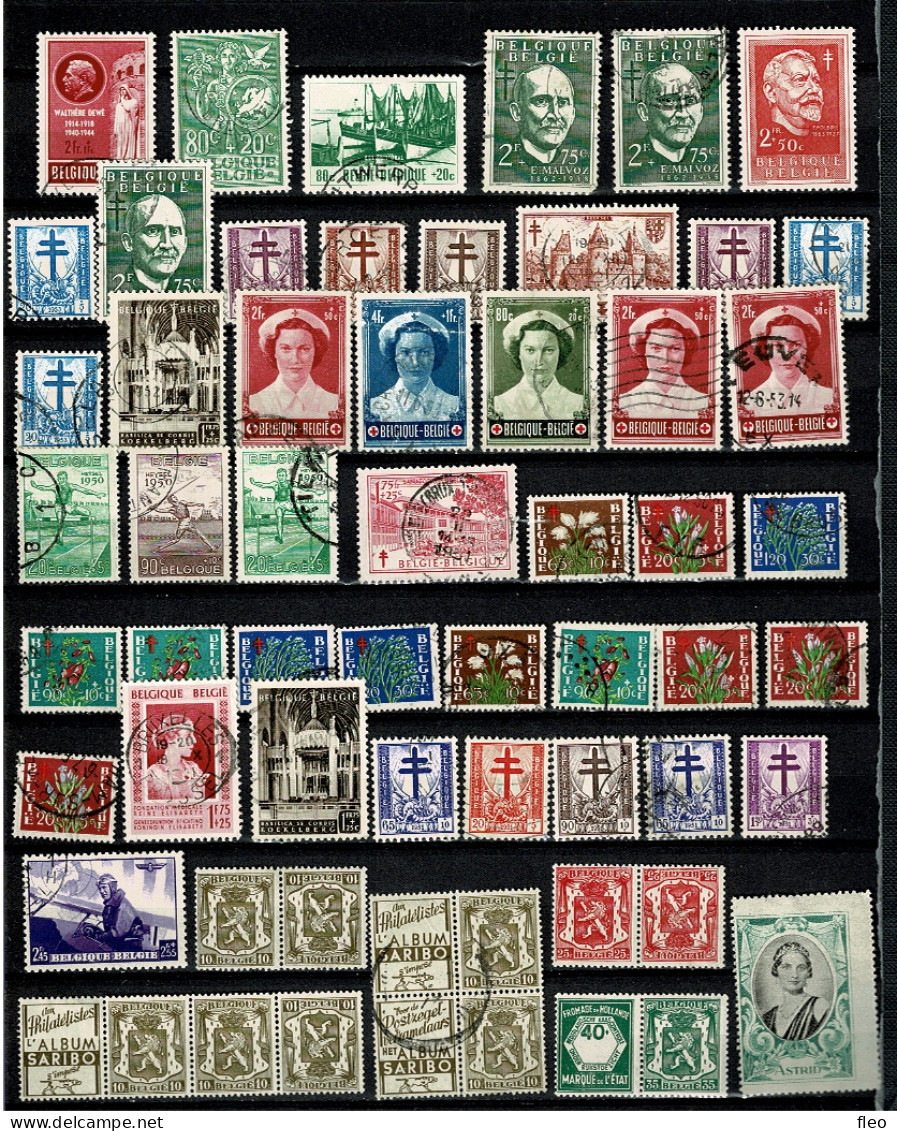 1950 Etc. Collection Timbres° (56 Pieces) - Collections