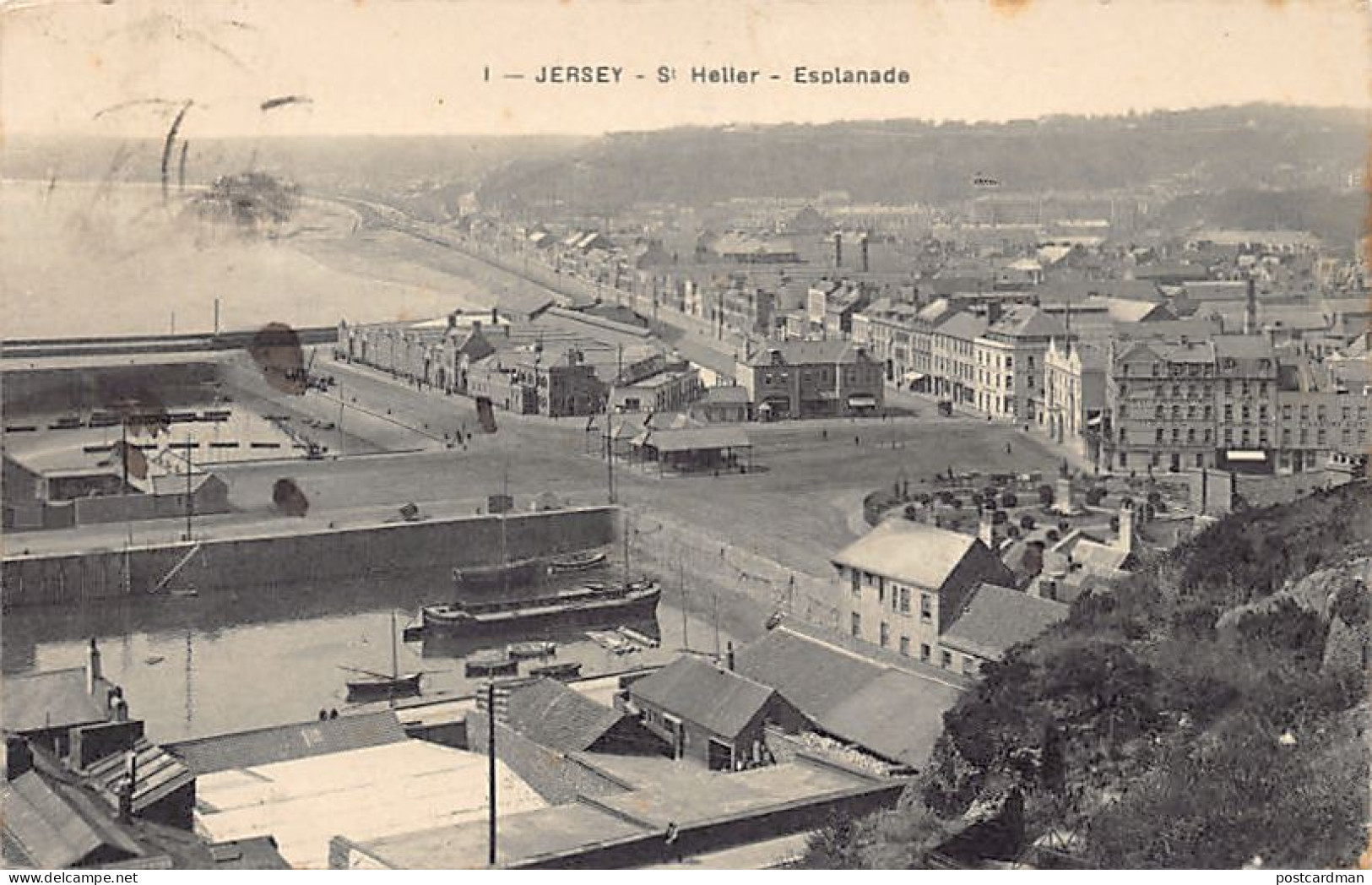 Jersey - SAINT-HELIER - Esplanade - Publ. G. B. 1 - St. Helier