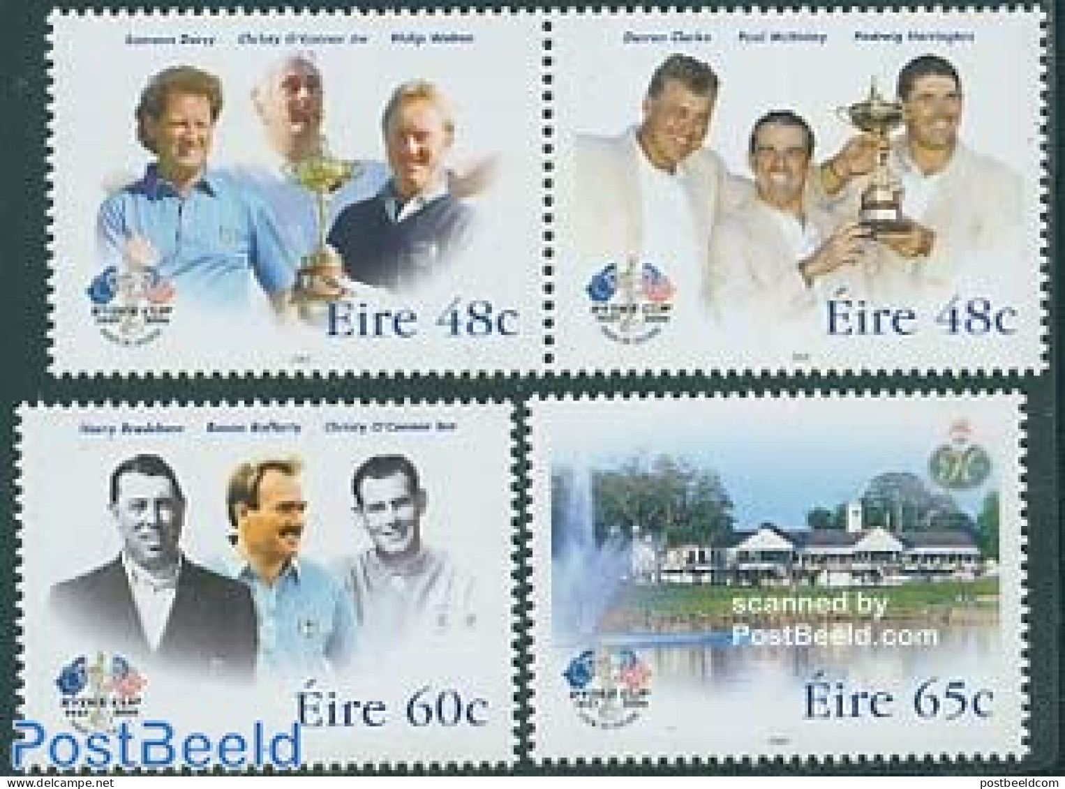 Ireland 2005 Ryder Cup, Golf 4v (2v+[:]), Mint NH, Sport - Golf - Sport (other And Mixed) - Ungebraucht