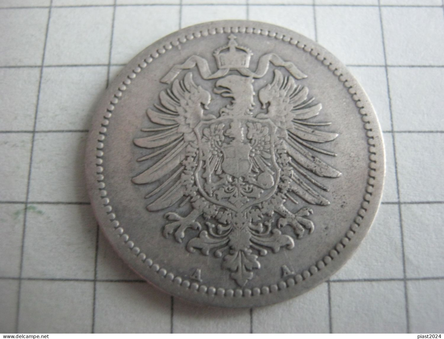 Germany 50 Pfennig 1876 A - 50 Pfennig