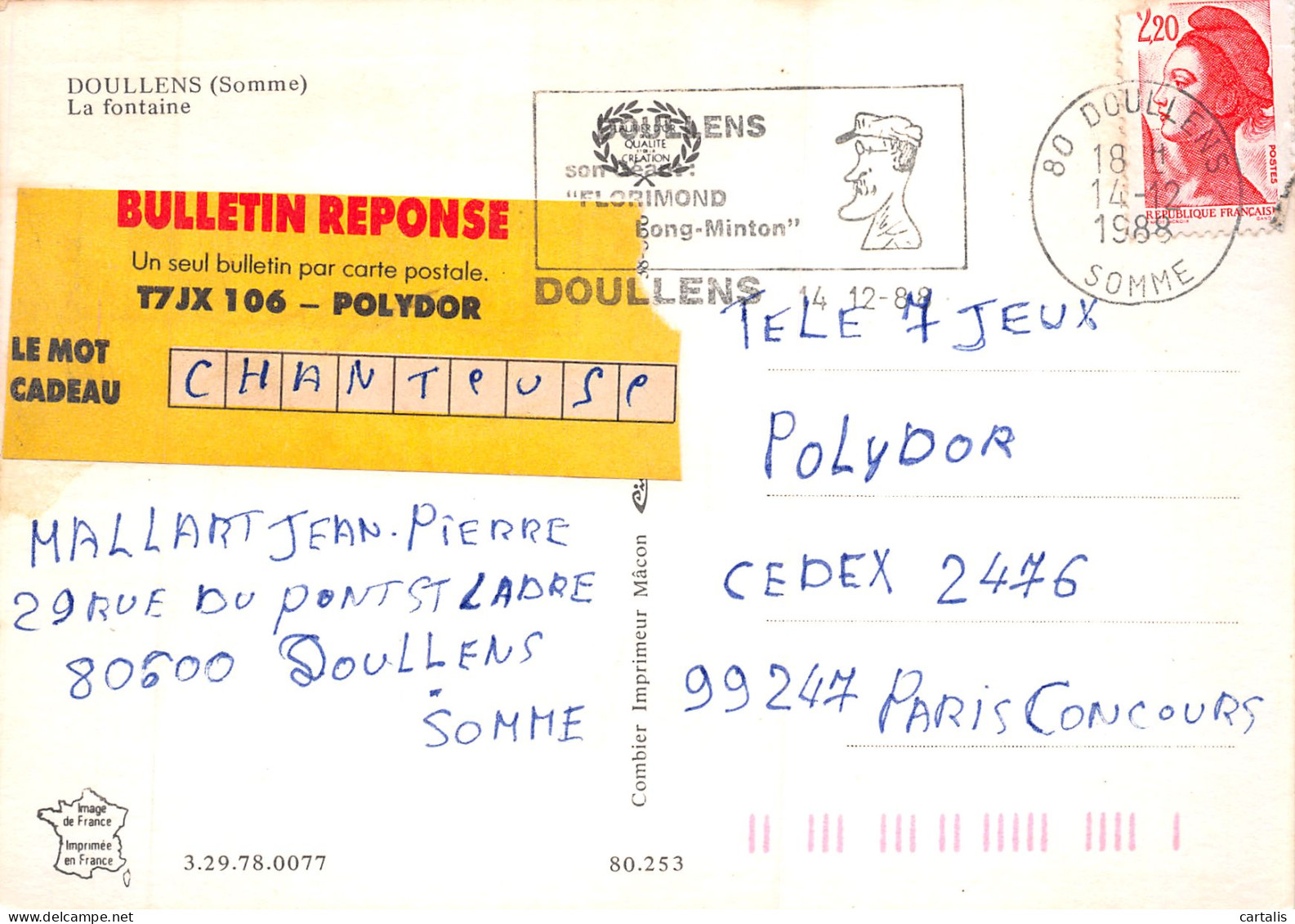 80-DOULLENS-N°C4085-B/0229 - Doullens