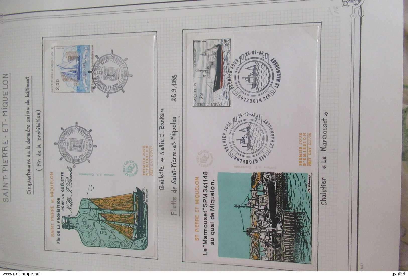 Saint-Pierre Et Miquelon FDC   1988 - FDC