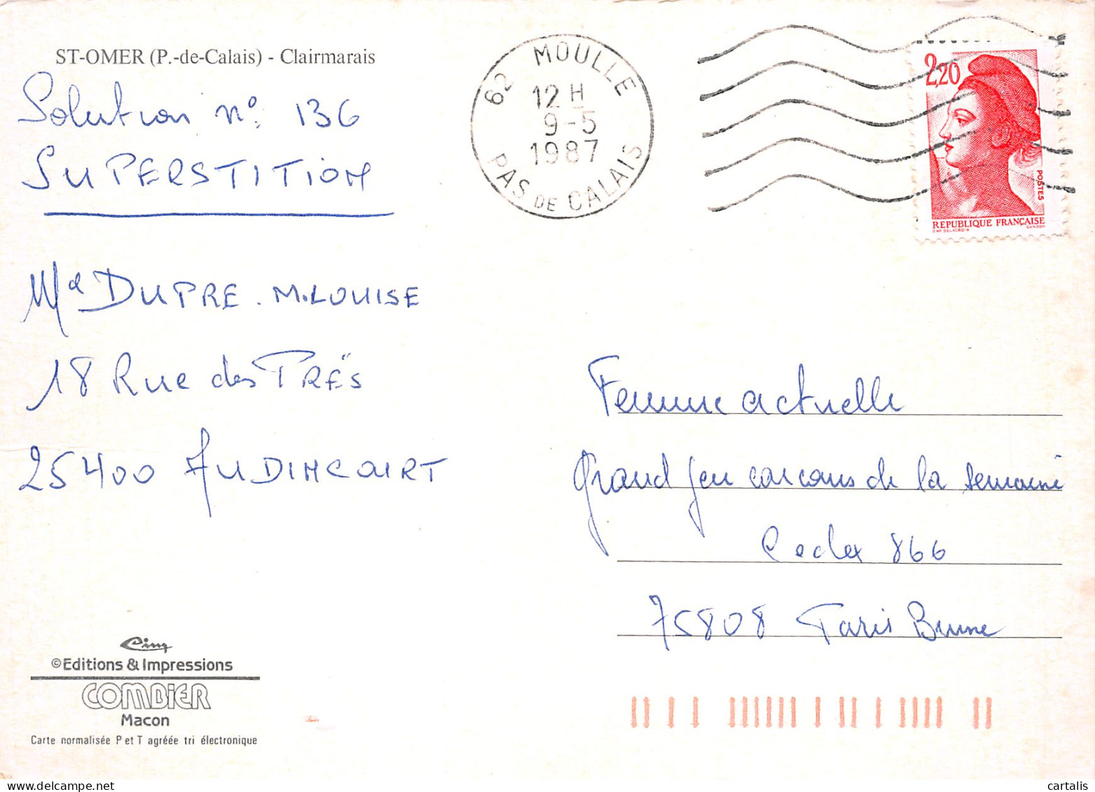 62-SAINT OMER-N°C4089-D/0333 - Saint Omer