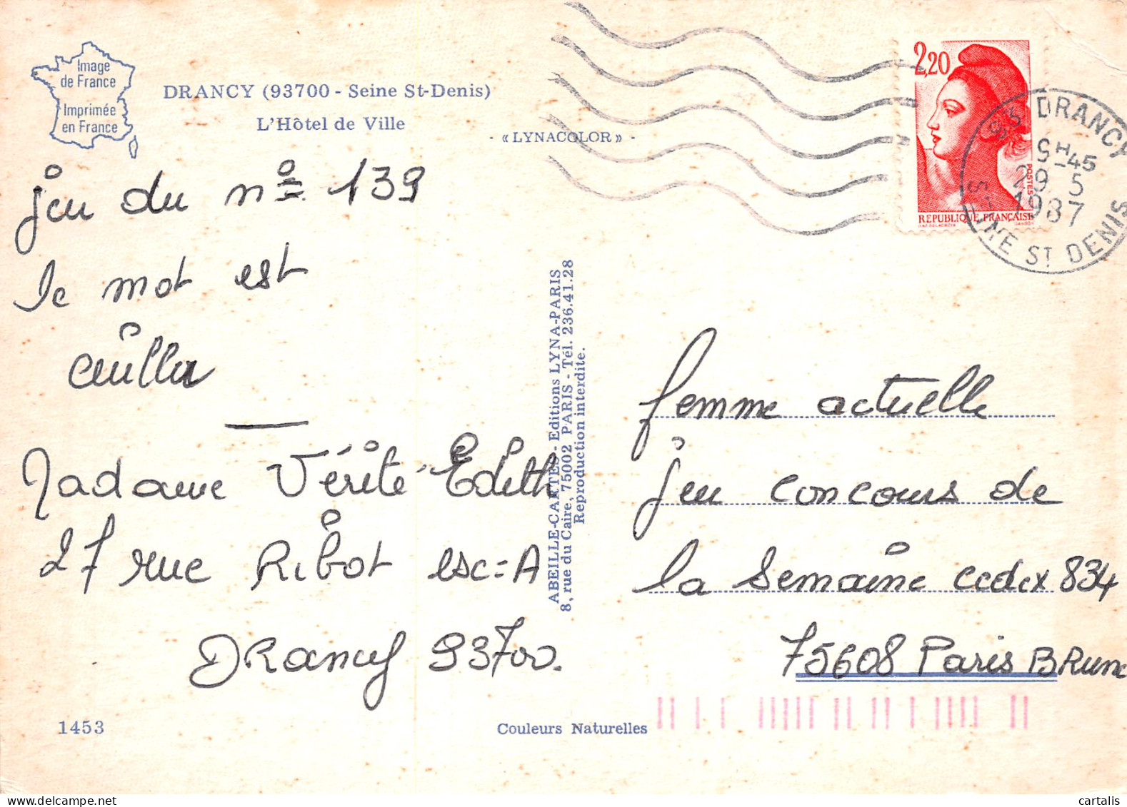 93-DRANCY-N°C4096-C/0229 - Drancy