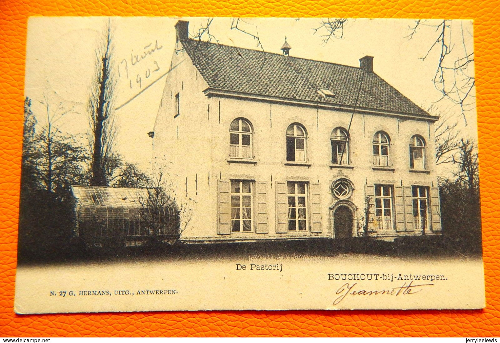 BOECHOUT - BOUCHOUT -  De Pastorij  -  1903 - Boechout