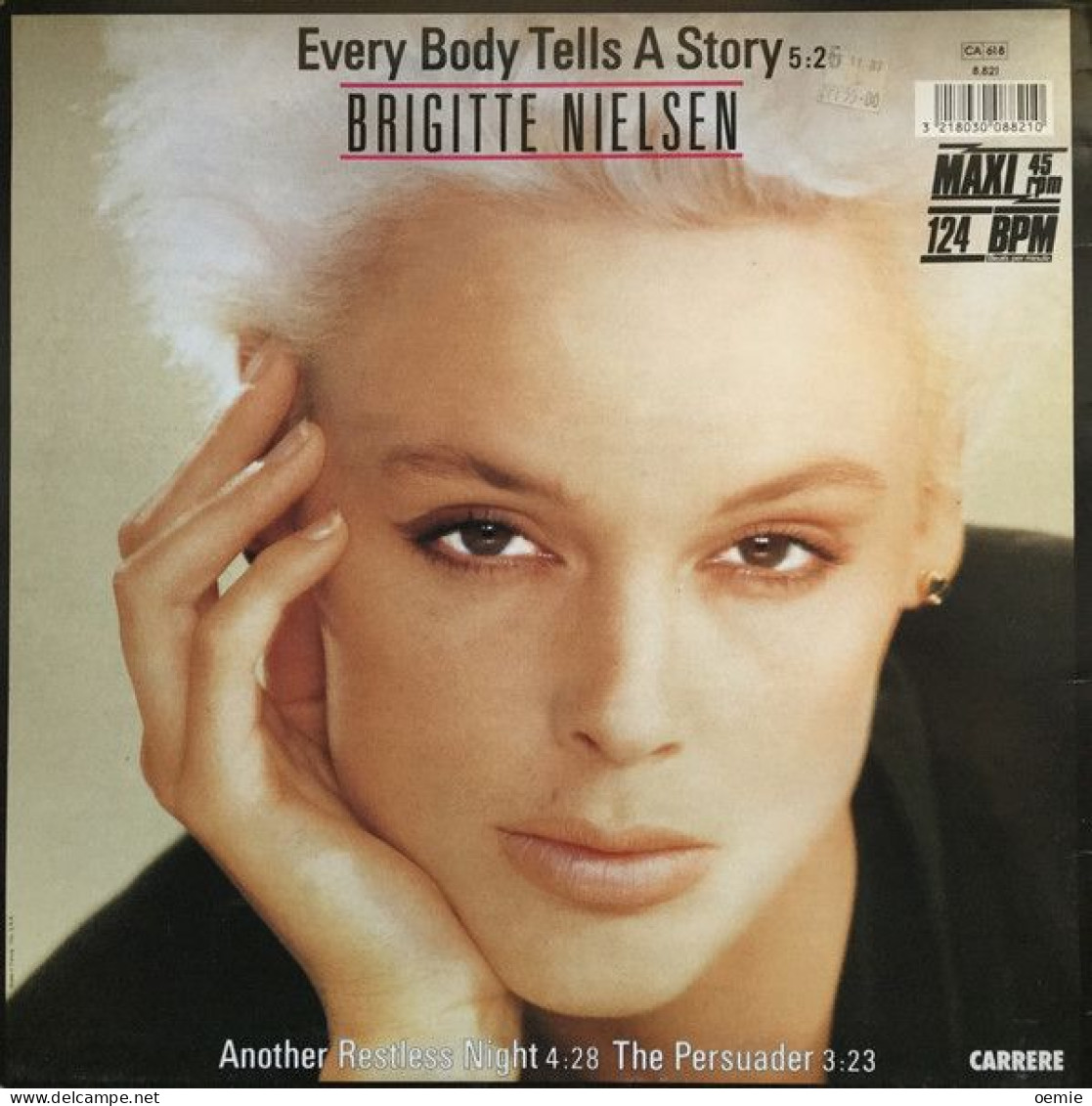 BRIGITTE NIELSEN  EVERY BODY TELLS A STORY - 45 Rpm - Maxi-Singles