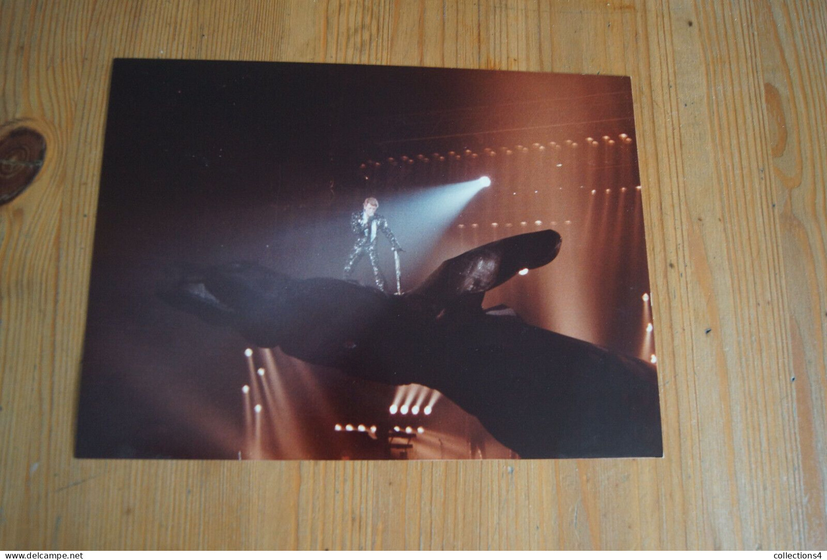 JOHNNY HALLYDAY EN CONCERT ZENITH 84 PHOTO VERITABLE FORMAT 17.5 X 24 CM - Photos