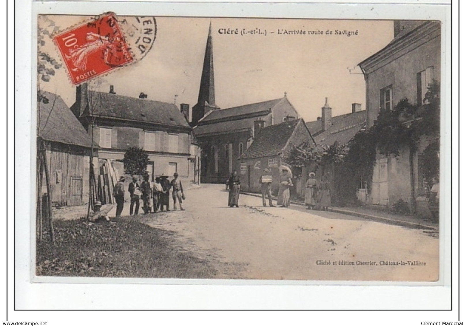 CLERE - L'arrivée Route De Savigné - Très Bon état - Cléré-les-Pins