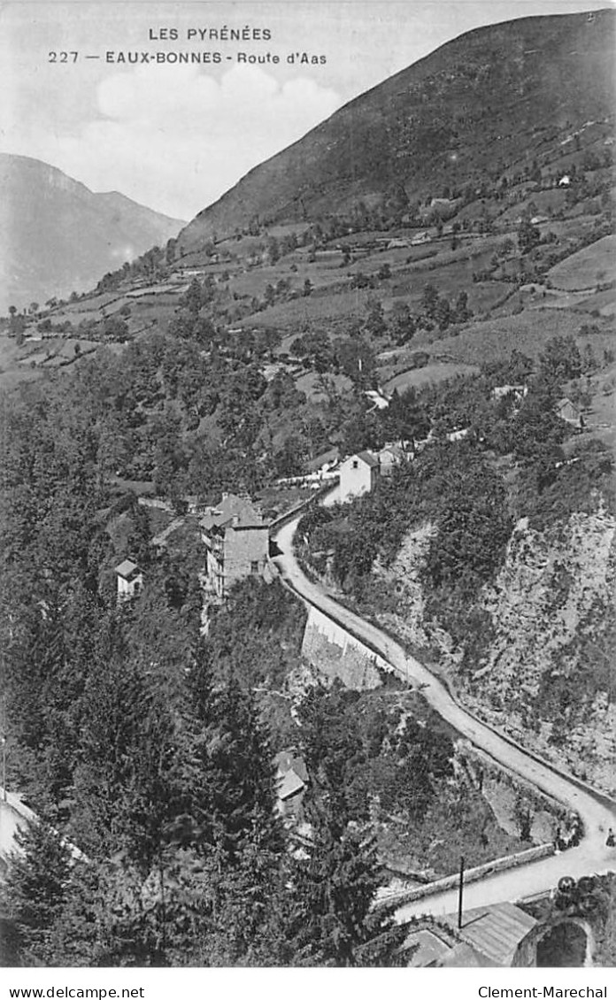 EAUX BONNES - Route D'Aas - Très Bon état - Eaux Bonnes