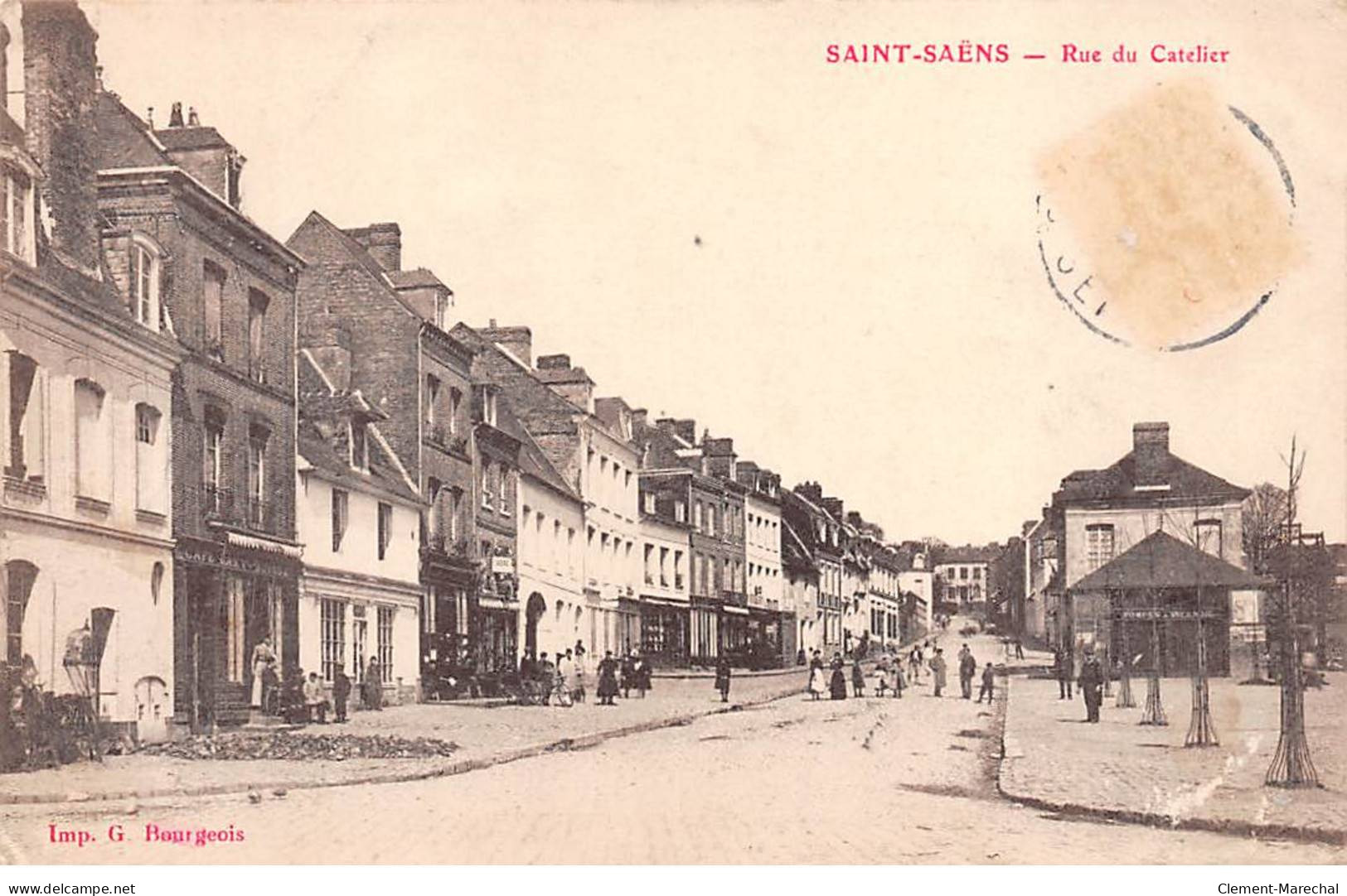 SAINT SAENS - Rue Du Catelier - Très Bon état - Saint Saens